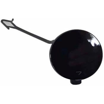 KIA EV6 REAR BUMPER TOW HOOK COVER GLOSS-BLACK (WIND MDL) OEM# 86617CV100 2022-2024 PL# KI1129101