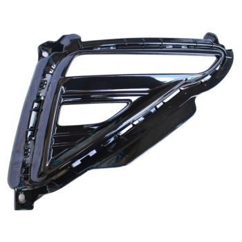 KIA FORTE SEDAN REAR BUMPER INSERT LEFT (Driver Side) PTD-BLACK (EXC FE) **CAPA** OEM#86661M7010 2019-2021 PL# KI1138101C