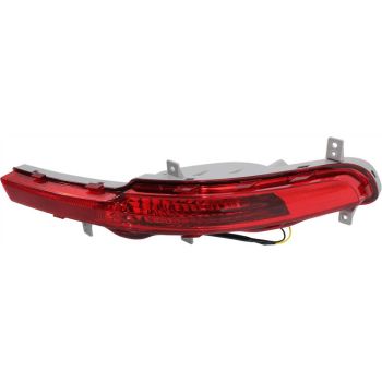 KIA SPORTAGE REAR REFLECTOR RIGHT (Passenger Side) (ON BMP) **CAPA** OEM# 924063W210 2011-2016 PL# KI1185103C