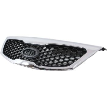 KIA SORENTO ##GRILLE ASSEMBLY CHR/BLK (LX/EX) OEM# 863502P000 2011-2013 PL# KI1200140