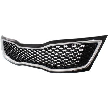KIA OPTIMA GRILLE ASSEMBLY CHROME (LTD/SX/SXL)(USA BUILT) OEM# 863504C700 2014-2015 PL# KI1200161