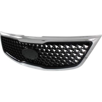 KIA SPORTAGE GRILLE CHR/BLK 2.4L **CAPA** OEM# 863503W500 2014-2016 PL# KI1200162C