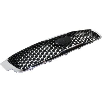 KIA SORENTO GRILLE ASSEMBLY GLOSS BLK/CHR FRAME (W/LED FOG LAMP)(WO/CAMERA) OEM# 86380C6010 2016-2018 PL# KI1200182