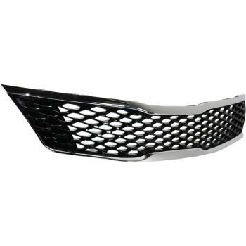 KIA OPTIMA GRILLE PAINTED BLACK W/SMOKED BLACK MOLDING **CAPA** OEM# 86350D5020 2016-2018 PL# KI1200189C