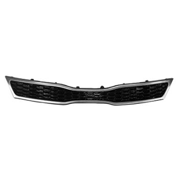 KIA RIO5 HATCHBACK  GRILLE BLACK (W/CHROME MLDG) OEM# 863501W710 2016-2017 PL# KI1200197