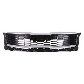 KIA TELLURIDE GRILLE BLACK W/SATIN-CHROME MLDG (LX/S/EX/SX) OEM# 86350S9300 2022 PL# KI1200233