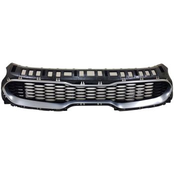 KIA STINGER GRILLE CHROME-SILVER/BLACK (WO/ RADAR CRUISE)(BASE/PREMIUM) OEM# 86350J5000 2018-2019 PL# KI1200241