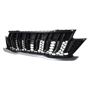 KIA CARNIVAL GRILLE BLACK W/SATIN-CHROME LOWER MLDG (LX/EX) **CAPA** OEM#86350R0000 2022-2023 PL# KI1200265C