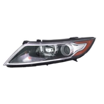 KIA OPTIMA HYBRID HEAD LAMP ASSY LEFT (Driver Side) (HALOGEN) **CAPA** OEM#921014U020 2011-2013 PL# KI2502156C