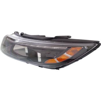 KIA OPTIMA HEAD LAMP ASSY LEFT (Driver Side) ( HALOGEN)(W/ LED) OEM# 921014C551 2014-2015 PL# KI2502176