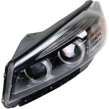 KIA SORENTO HEAD LAMP ASSEMBLY LEFT (Driver Side) (HALOGEN)(SX/LTD)(W/ JEWEL TYPE LED)**CAPA** OEM# 92101C6010 2016-2018 PL# KI2502186C