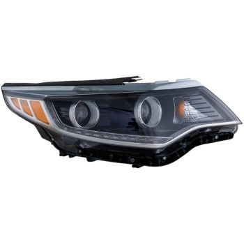 KIA OPTIMA HEAD LAMP ASSY LEFT (Driver Side) (HALOGEN)(W/DRL)(USA) OEM# 92101D5080 2016-2017 PL# KI2502197