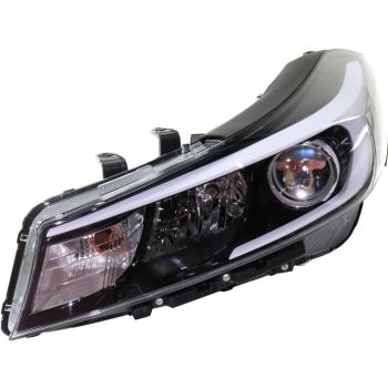 KIA FORTE5 HATCHBACK HEAD LAMP ASSEMBLY LEFT (Driver Side) (HALOGEN)(WO/LED POSITION LAMP) OEM# 92101B0700 2017-2018 PL# KI2502201