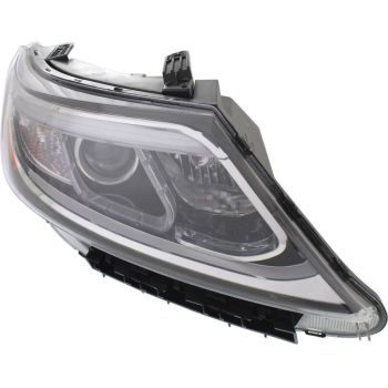 KIA SORENTO HEAD LAMP ASSEMBLY RIGHT (Passenger Side) (HALOGEN)(LX)(WO/LED) **CAPA** OEM# 921021U500 2014-2015 PL# KI2503164C