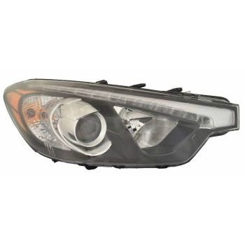 KIA FORTE5 HATCHBACK HEAD LAMP ASSY RIGHT (Passenger Side) (HID)(TO 10-17-14)**CAPA** OEM#92102A7220 2014-2015 PL# KI2503172C