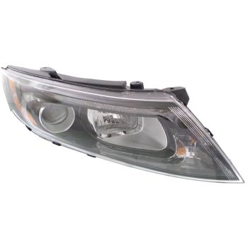 KIA OPTIMA HEAD LAMP ASSY RIGHT (Passenger Side) ( HALOGEN)(W/ LED) OEM# 921024C551 2014-2015 PL# KI2503176