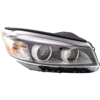 KIA SORENTO  HEAD LAMP ASSY RIGHT (Passenger Side) (HALOGEN)(L/LX/EX)(W/ LIGHT BAR LED) OEM# 92102C6000 2016-2018 PL# KI2503185