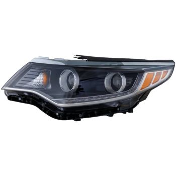 KIA OPTIMA HEAD LAMP ASSY RIGHT (Passenger Side) (HALOGEN)(W/DRL)(USA) OEM# 92102D5080 2016-2017 PL# KI2503197
