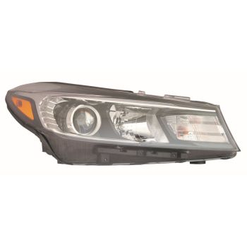 KIA FORTE SEDAN HEAD LAMP ASSY RIGHT (Passenger Side) (HALOGEN)(W/LED POSITION LAMP)**CAPA** OEM# 92102B0710 2017-2018 PL# KI2503207C