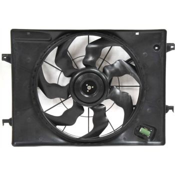 KIA SPORTAGE RADIATOR & A/C FAN ASSY (2.0L)(SINGLE FAN) OEM# 253801F251 2005-2010 PL# KI3115115