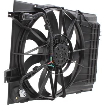 KIA SPORTAGE RADIATOR & A/C FAN ASSY (2.7L)(SINGLE FAN) OEM# 253801F381 2005-2007 PL# KI3115116