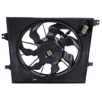 KIA SOUL RADIATOR & A/C FAN ASSEMBLY (SINGLE FAN)(1.6L) OEM# 253802K000 2010-2011 PL# KI3115128