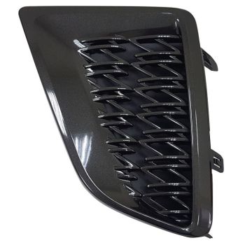 LEXUS RX 450h/450hL FRONT BUMPER OUTR GRILLE LEFT (Driver Side) PTD-BLACK (F-SPORT) OEM#531280E060 2020-2022 PL# LX1038145