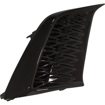 LEXUS ES 250/350  FRONT BUMPER COVER SIDE INSERT RIGHT (Passenger Side) BLACK (W/F SPORT) OEM#5310506020 2019-2024 PL# LX1039134