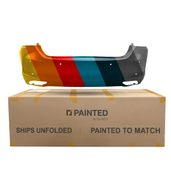 LEXUS ES 250/350  REAR BUMPER COVER PRM/TXT (W/SENSOR)(WO/F SPORT)(NORTH AMERICA)(ES350) OEM#521590X923 2019-2024 PL# LX1100209