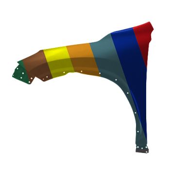 LEXUS NX 350h/ 450h+ FENDER LEFT (Driver Side) (STEEL) OEM#53802F6010-PFM 2022-2024 PL# LX1240145