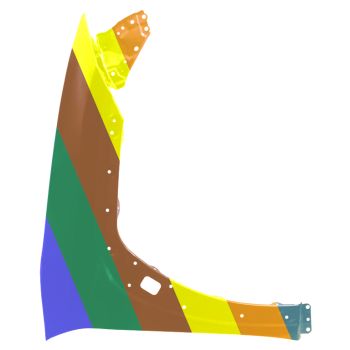 LEXUS UX 250h FENDER RIGHT (Passenger Side) (ALUM) **CAPA** OEM#5380176040 2019-2025 PL# LX1241142C