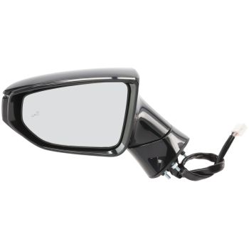 LEXUS ES 250/350 DOOR MIRROR LEFT (Driver Side) (Driver Side) PWR/HTD/SIGNAL/MEMORY/P-FOLD (W/BSD)(YELLOW GLASS)(PTM CVR) OEM# 8794006C71C0 2020-2024 PL# LX1320187