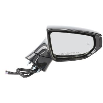 LEXUS ES 300h DOOR MIRROR RIGHT (Passenger Side) PWR/HTD/SIGNAL/MEMORY/P-FOLD (W/BSD)(YELLOW GLASS)(PTM CVR) OEM# 8791006C71C0 2022-2024 PL# LX1321187
