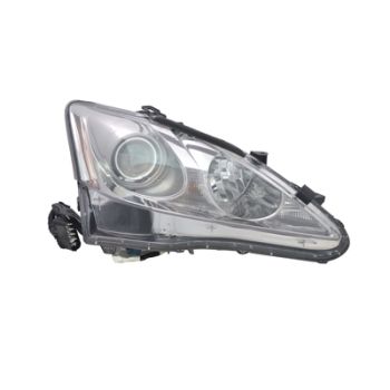 LEXUS IS 250/350 (SEDAN) HEAD LAMP RIGHT (Passenger Side) (HALOGEN) OEM#8113053400 2009-2010 PL# LX2519125