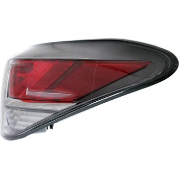 LEXUS RX 450h TAIL LAMP ASSEMBLY RIGHT (Passenger Side) (CANADA BUILT)(OUTER) OEM#815500E090 2015 PL# LX2805112