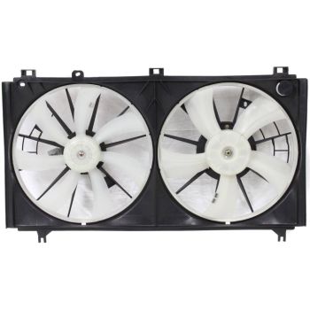 LEXUS IS 250/350 (SEDAN) RADIATOR & A/C FAN ASSEMBLY (2.5L)(DUAL FAN) OEM#1636374340-PFM 2006-2013 PL# LX3120101