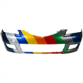 2007-2009 MAZDA MAZDA3 Front Bumper CAPA OEM# BAN650031CBB PL# MA1000215C