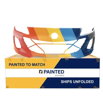 2012-2013 MAZDA MAZDA3 Front Bumper OEM# BGV450031EBB PL# MA1000235