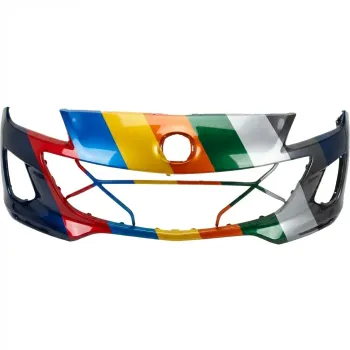 2012-2013 MAZDA MAZDA3 Front Bumper OEM# BGV450031EBB PL# MA1000235