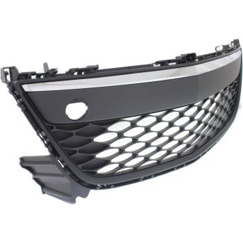 MAZDA CX-7 FRONT BUMPER GRILLE ASSEMBLY CHR/BLK (WO/FOG) OEM# EH44501T0H 2010-2012 PL# MA1036121