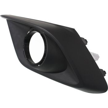 MAZDA MAZDA3 FOG LAMP COVER LEFT (Driver Side) BLACK (W/ FOG)(W/CHR RING) OEM# BJE150C21A 2014-2016 PL# MA1038128