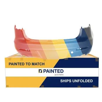 2010-2013 MAZDA MAZDA3 Rear Bumper Sedan 2.5L OEM# BBN250221KBB PL# MA1100200