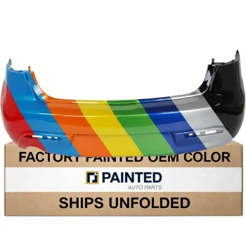 2010-2011 MAZDA MAZDA3 Rear Bumper CAPA Certified OEM# BBM450221MBB PL# MA1100201C