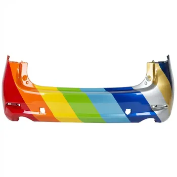 2017-2018 MAZDA MAZDA3 Rear Bumper Textured-Black Mexico Built CAPA OEM# BANE50221A9U PL# MA1100225C