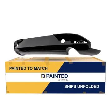 2019-2024 MAZDA MAZDA3 Rear Bumper Lower Painted Black w/o Parking Sensors OEM# BCKN50222B PL# MA1115100