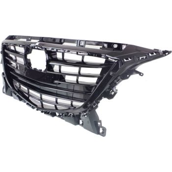 MAZDA MAZDA3 GRILLE GLOSS BLACK (W/ ADAPTIVE CRUISE) OEM# BJD350712D 2014-2016 PL# MA1200195