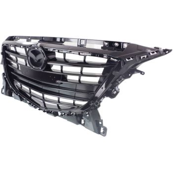 MAZDA MAZDA3 GRILLE GLOSS BLACK (WO/ADAPTIVE CRUISE) OEM# BJE150712B 2014-2016 PL# MA1200196
