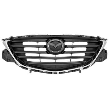 MAZDA CX-9  GRILLE ASSY BLACK W/CHROME OUTER MLDG OEM#TK4850710G 2016-2020 PL# MA1200210