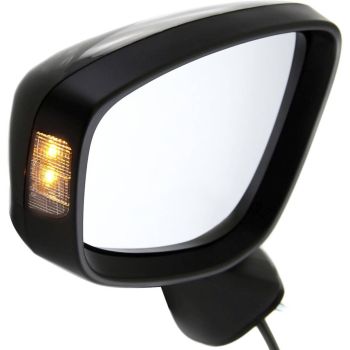 2013-2015 Mazda CX-5 Door Mirror Left Driver Side Replacement Power Non Heated Signal Without Blind System OEM# KD3569181G-PFM PL# MA1320175