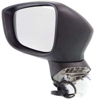 2014-2016 Mazda Mazda3 Door Mirror Left Driver Side Power Not Heated With Signal Without Blind Det OEM# BHS269181E-PFM PL# MA1320179